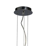 Ocean Wave Dream Pendant Light - Polished Chrome & Frosted Glass