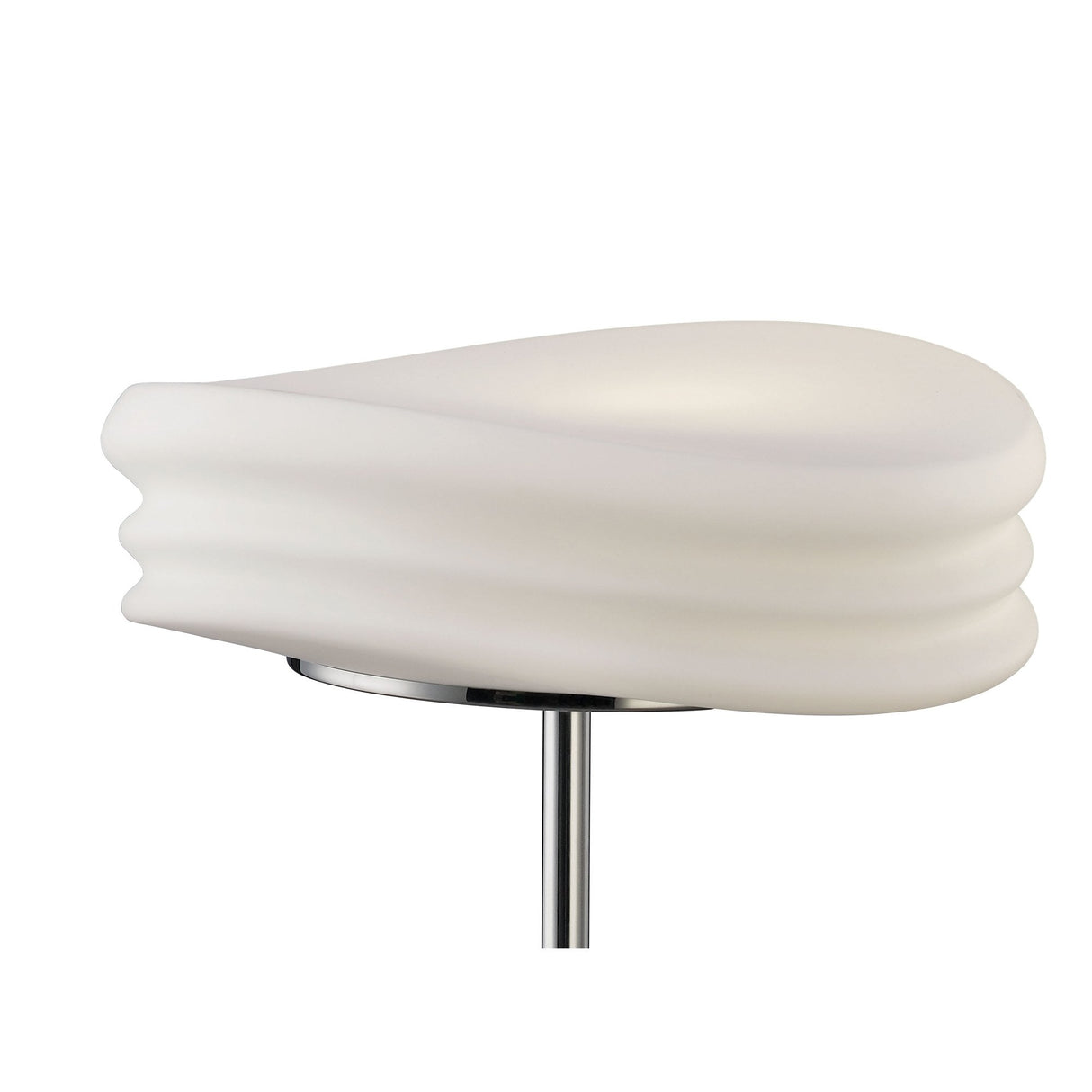 Mediterraneo Dual Light Table Lamp, Polished Chrome with Frosted White Glass