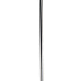 Mediterraneo 2-Light Floor Lamp, Polished Chrome & Frosted White Glass
