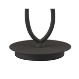 Contemporary Nordic Ash Grey Table Lamp with Elegant Shade Design