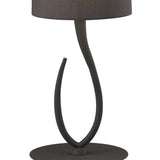 Contemporary Nordic Ash Grey Table Lamp with Elegant Shade Design