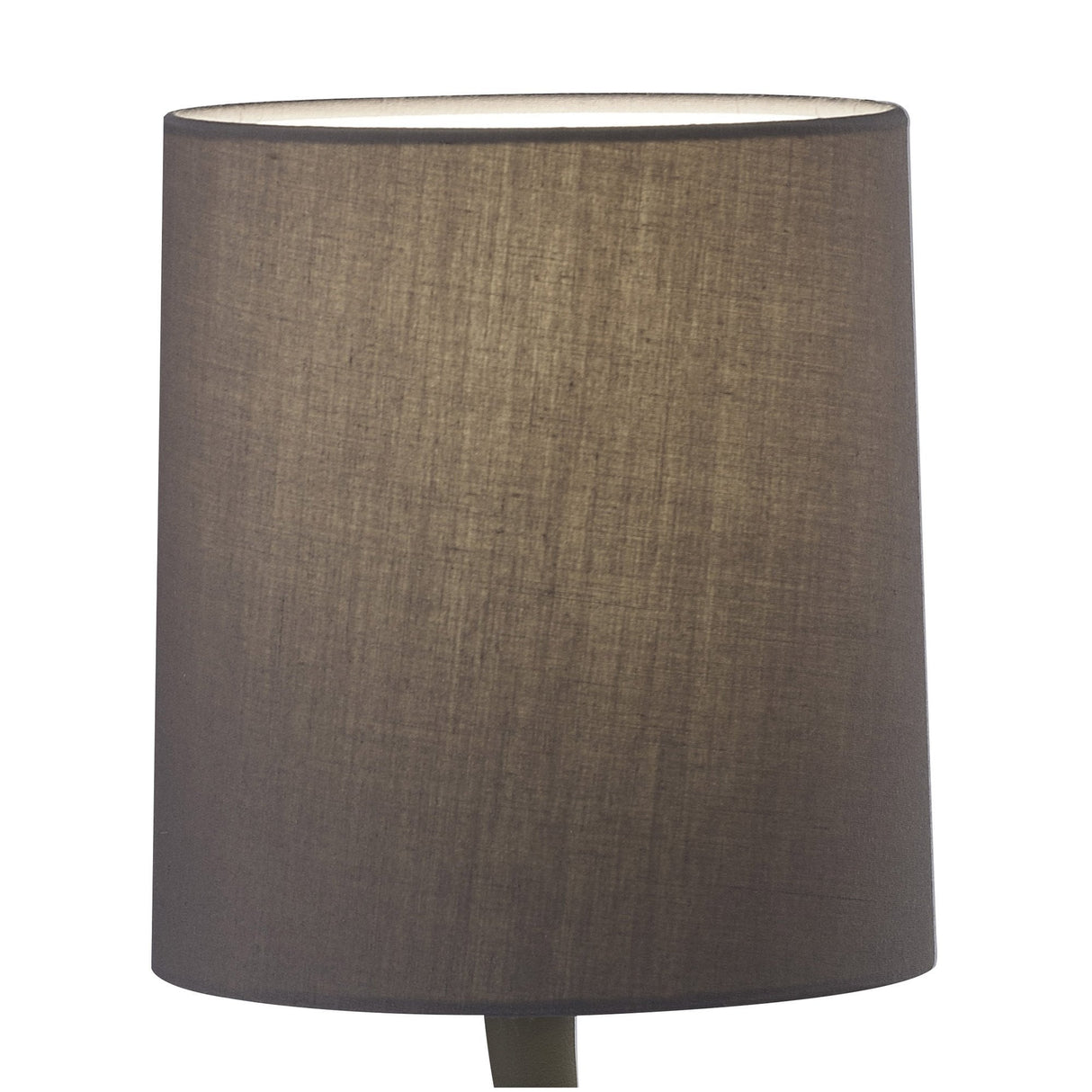 Contemporary Nordic Ash Grey Table Lamp with Elegant Shade Design