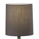 Contemporary Nordic Ash Grey Table Lamp with Elegant Shade Design