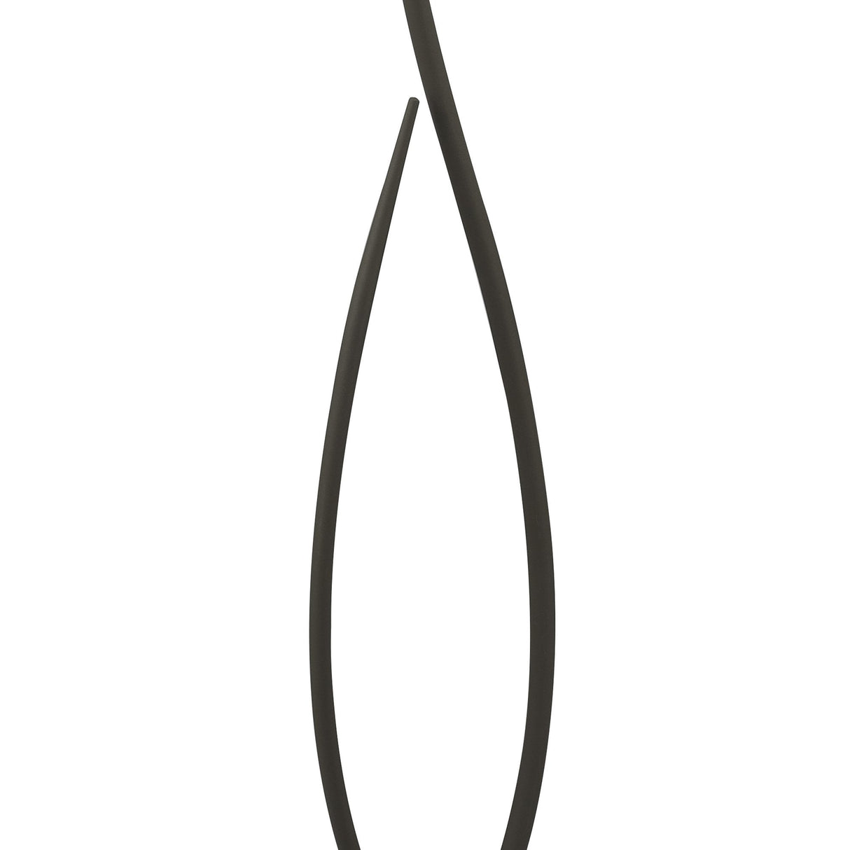 Lua Floor Lamp with Dual Light E27, Elegant Ash Grey Finish and Matching Shade