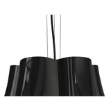 Miss Pendant 3 Light – Gloss Black & Polished Chrome Elegance
