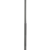 Elegant Trio Illumination Floor Lamp in Gloss White and Polished Chrome