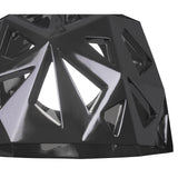 Santiago Sevillano's Facette Pendant Light: Gloss Black & Polished Chrome Elegance