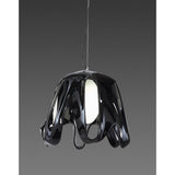 Gothic Elegance Black & White Pendant Light, E27 LED/CFL