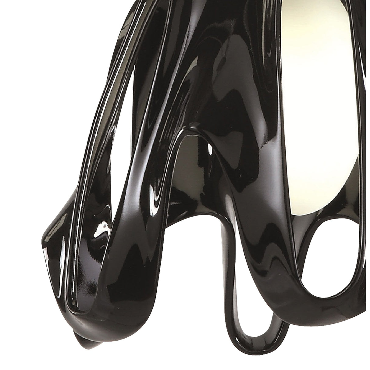 Gothic Elegance Black & White Pendant Light, E27 LED/CFL