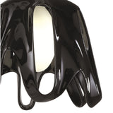 Gothic Elegance Black & White Pendant Light, E27 LED/CFL