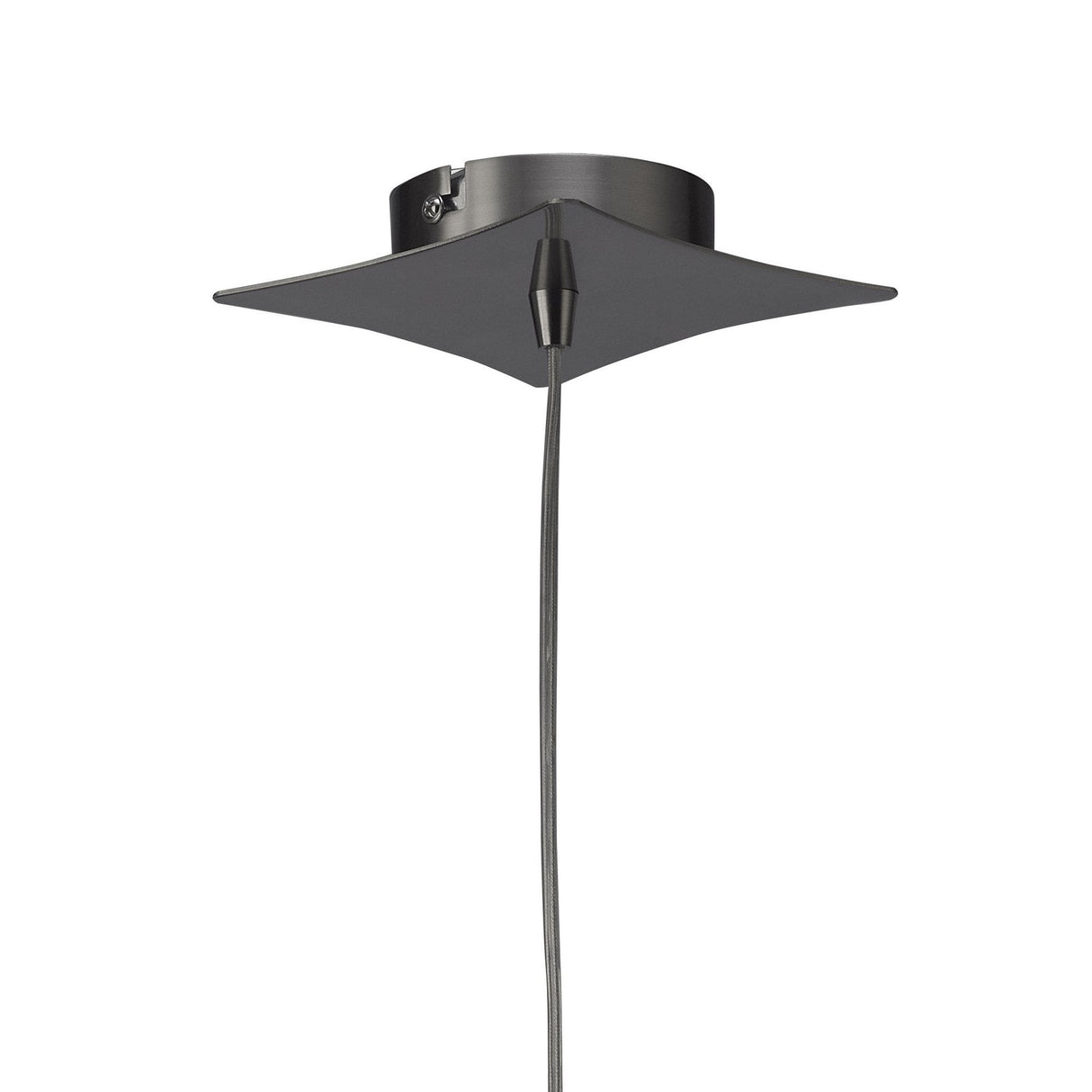 Iku Pendant Single Light, Satin Nickel Finish