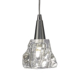 Iku Pendant Single Light, Satin Nickel Finish
