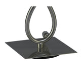 Iku Modern Elegance Table Lamp with Satin Nickel Finish