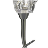 Iku Modern Elegance Table Lamp with Satin Nickel Finish