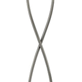 Iku 4-Light G9 Satin Nickel Floor Lamp with Clear Ice-Glacier Glass Shades
