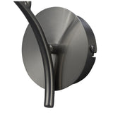 Satin Nickel Iku Wall Lamp with Rocker Switch - Elegant G9 Light Fixture by Santiago Sevillano Sebastia