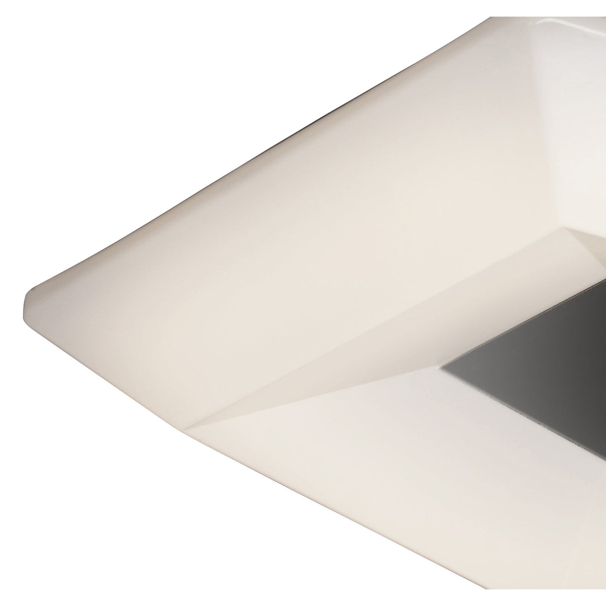 City Series 28W LED Flush Mount, Polished Chrome & White Acrylic, Warm White 3000K, 2800 Lumens, 3-Year Warranty