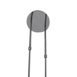 Mistral Telescopic 36W LED Pendant Light, Polished Chrome & Frosted Acrylic, Warm White 3000K, 3240lm, 3-Year Warranty