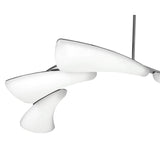 Mistral Telescopic 36W LED Pendant Light, Polished Chrome & Frosted Acrylic, Warm White 3000K, 3240lm, 3-Year Warranty