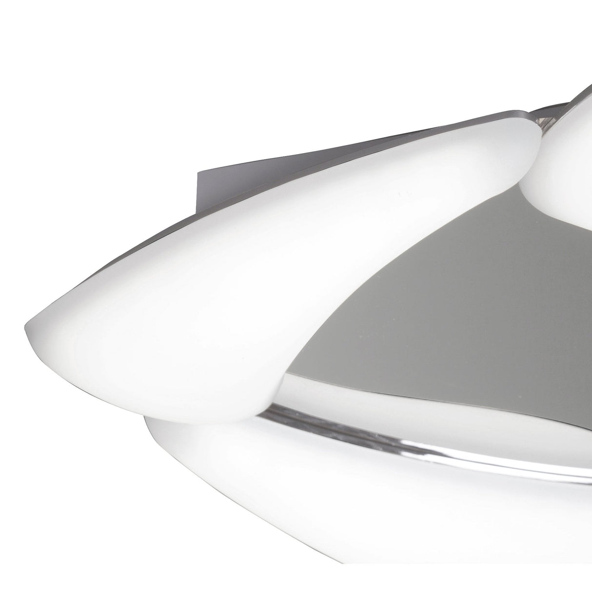 Mistral 24W LED Ceiling Light, Polished Chrome & Frosted Acrylic, 3000K, 2160 Lumens