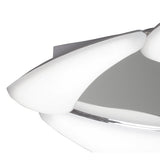 Mistral 24W LED Ceiling Light, Polished Chrome & Frosted Acrylic, 3000K, 2160 Lumens