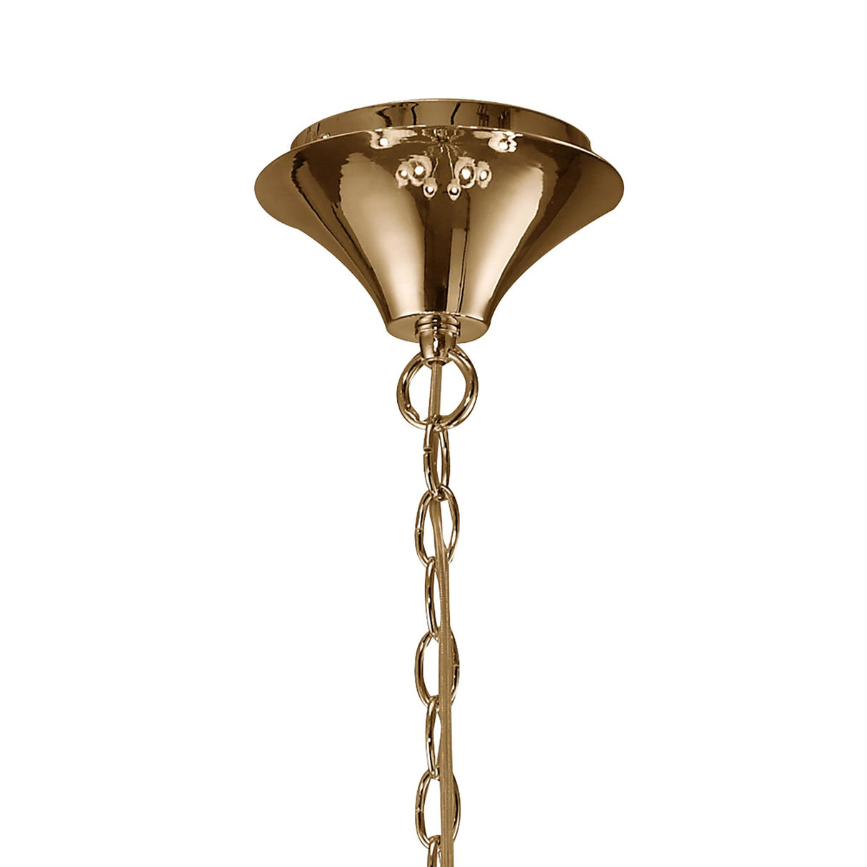 Tiffany Grand 2-Tier 24-Light French Gold Pendant with Bronze Shades & Crystal Elegance