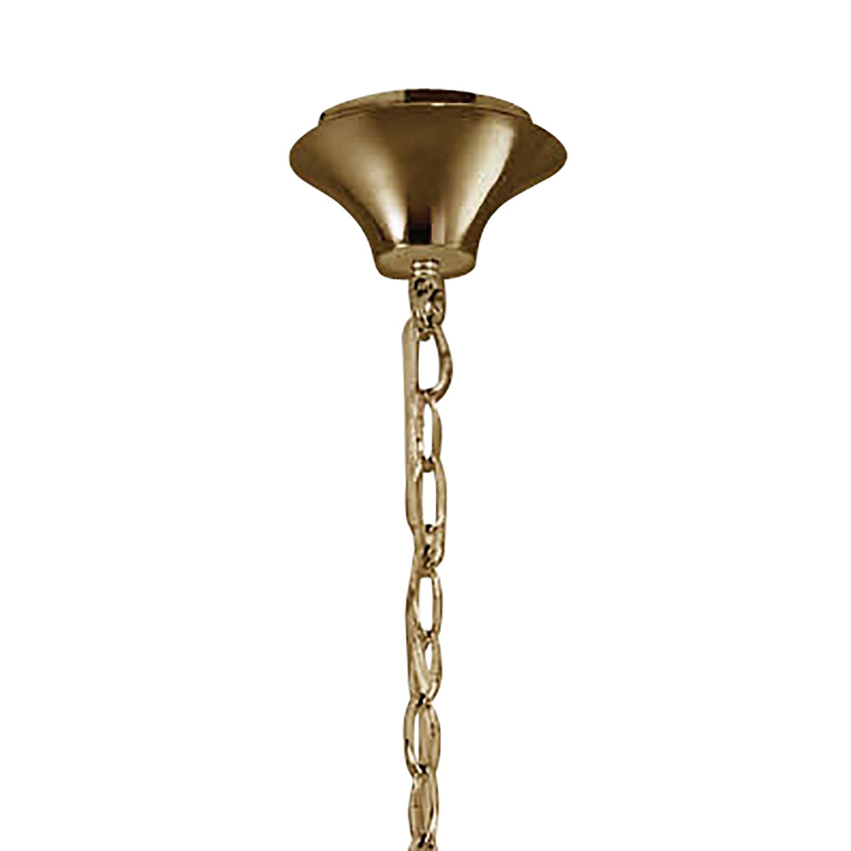 Tiffany Pendant Chandelier: French Gold Elegance with Soft Bronze Highlights and Crystal Brilliance