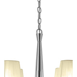 M3852 Tiffany Pendant - Radiant Elegance with Cream Shades & Crystal Sparkle