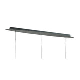 Tiffany Crystal Cascade Pendant Light: Polished Chrome & White Shades with Clear K9 Crystal