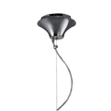 M3858 Tiffany Pendant Light: 3+1 Lights, Polished Chrome with Cream Shade & Clear Crystal Elegance