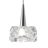O2 Pendant Trio: Chic Polished Chrome and Clear Glass Light Fixture