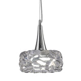 O2 Large Pendant Light - Polished Chrome Elegance