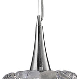 O2 Large Pendant Light - Polished Chrome Elegance