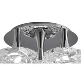 O2 Ceiling Light Trio in Polished Chrome - Large E27 Design