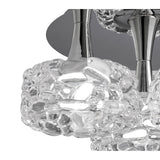 O2 Ceiling Light Trio in Polished Chrome - Large E27 Design