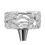 Luminous O2 Floor Lamp in Polished Chrome with Clear Glass Shade