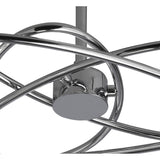 Maremagnum Elegance: Polished Chrome 3-Light Ceiling Fixture