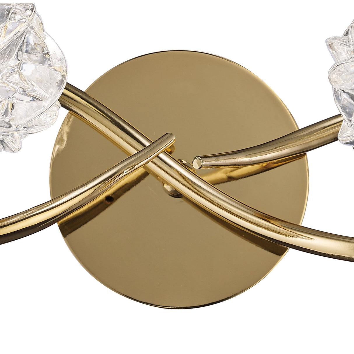 Maremagnum Wall Lamp with Dual G9 Lights in Elegant French Gold Finish