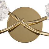 Maremagnum Wall Lamp with Dual G9 Lights in Elegant French Gold Finish