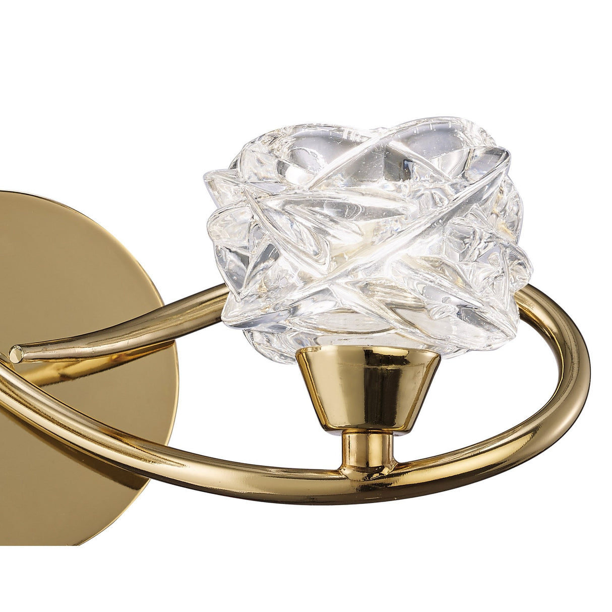 Maremagnum Wall Lamp with Dual G9 Lights in Elegant French Gold Finish