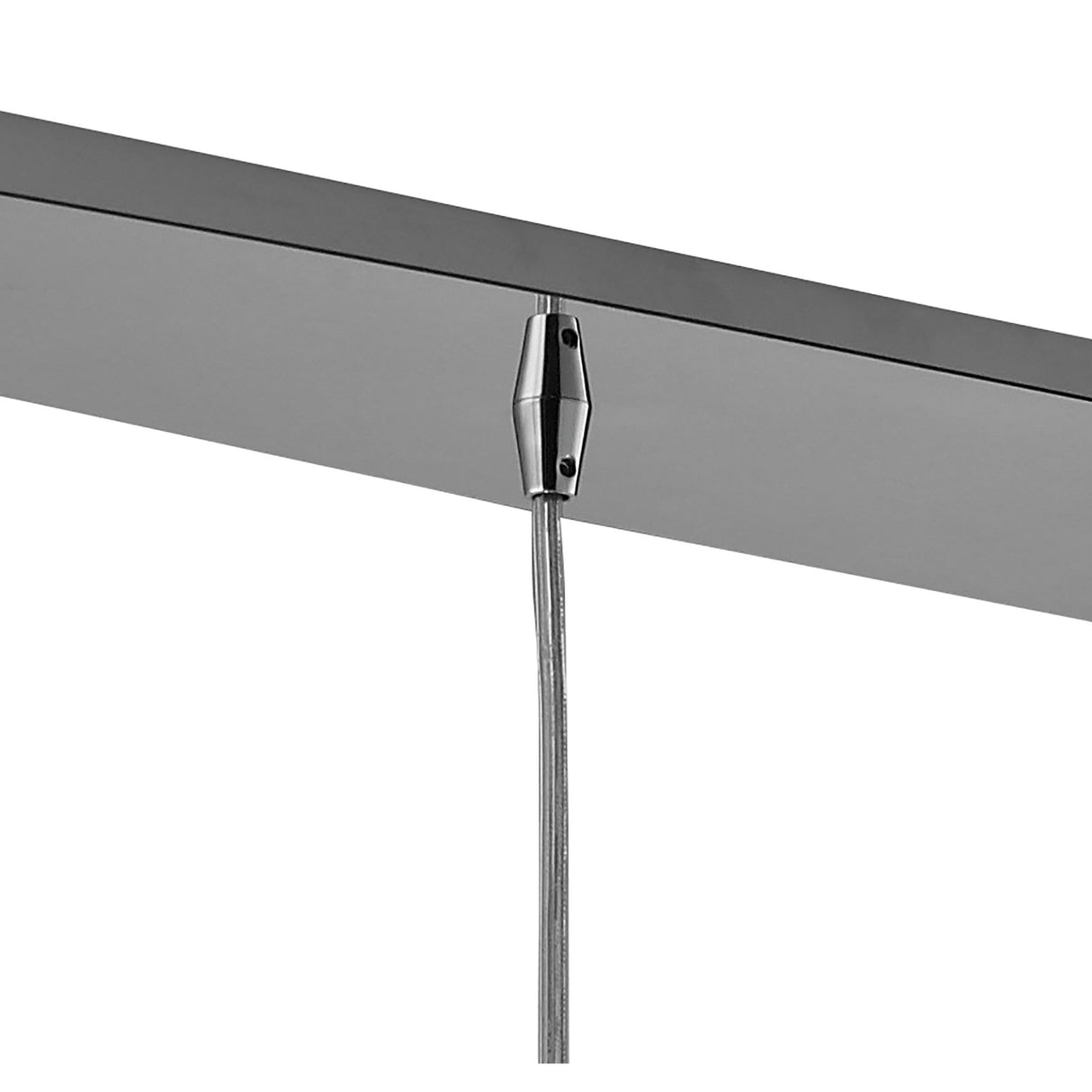 Artic Crystal Cascade Pendant Light, Polished Chrome