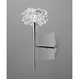 Arctic Glimmer Wall Lamp with Polished Chrome Finish