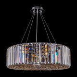 Contemporary Chrome Recinto 8-Light Ceiling Fixture