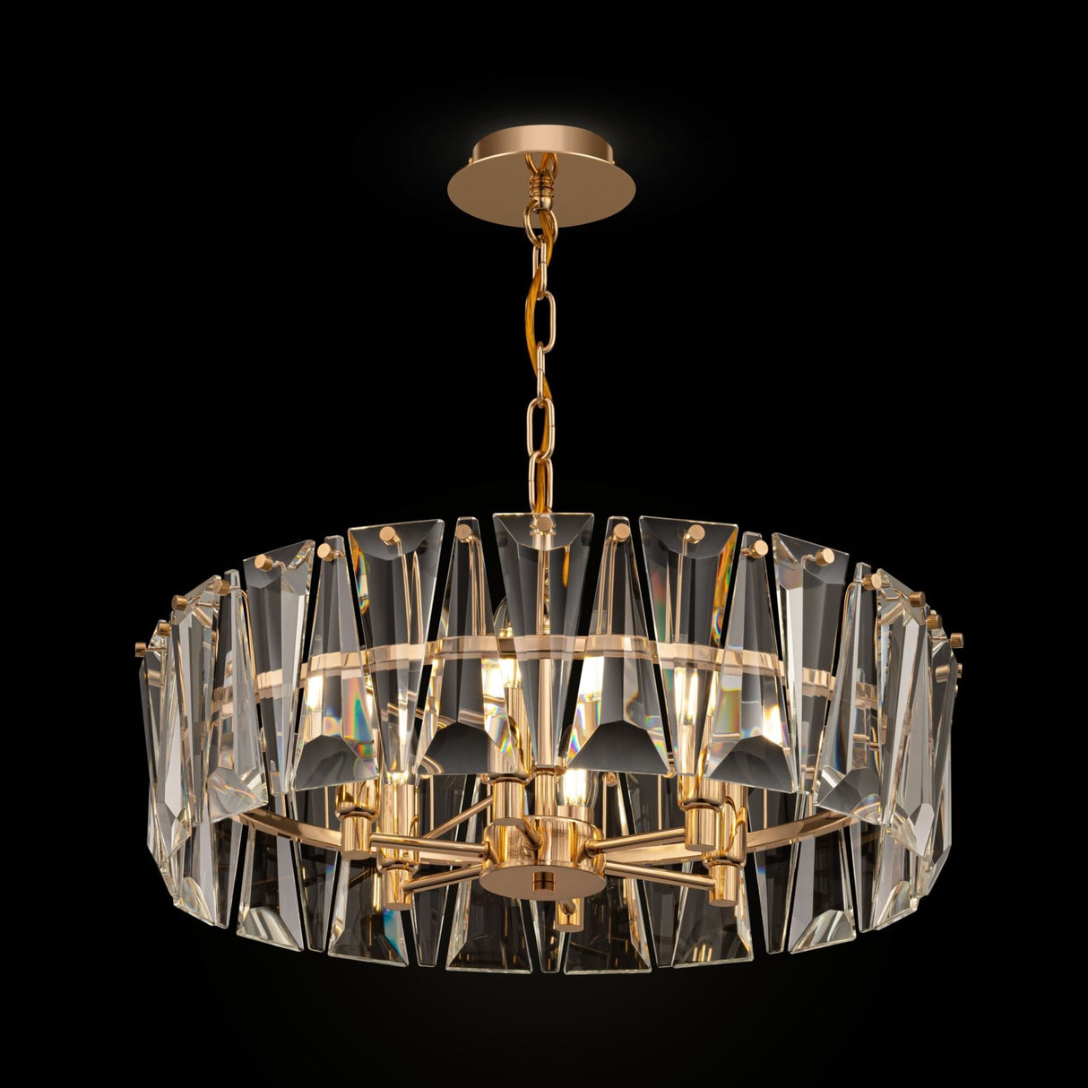Radiant Gold Puntes Pendant Light