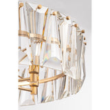 Contemporary Gold Spire Pendant Light