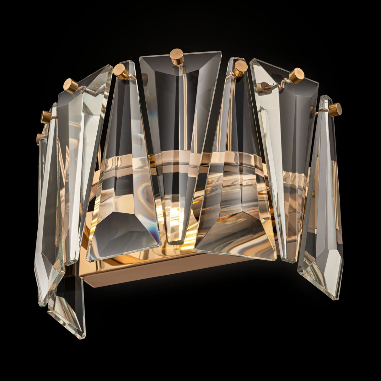 Contemporary Gold Accent Wall Light
