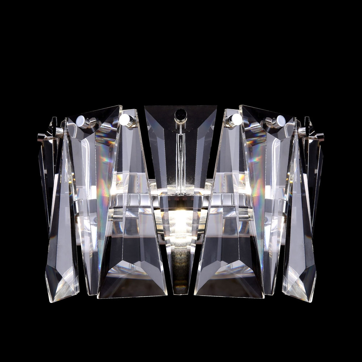 Contemporary Puntes Chrome Sconce Light