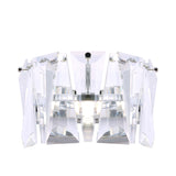 Contemporary Puntes Chrome Sconce Light