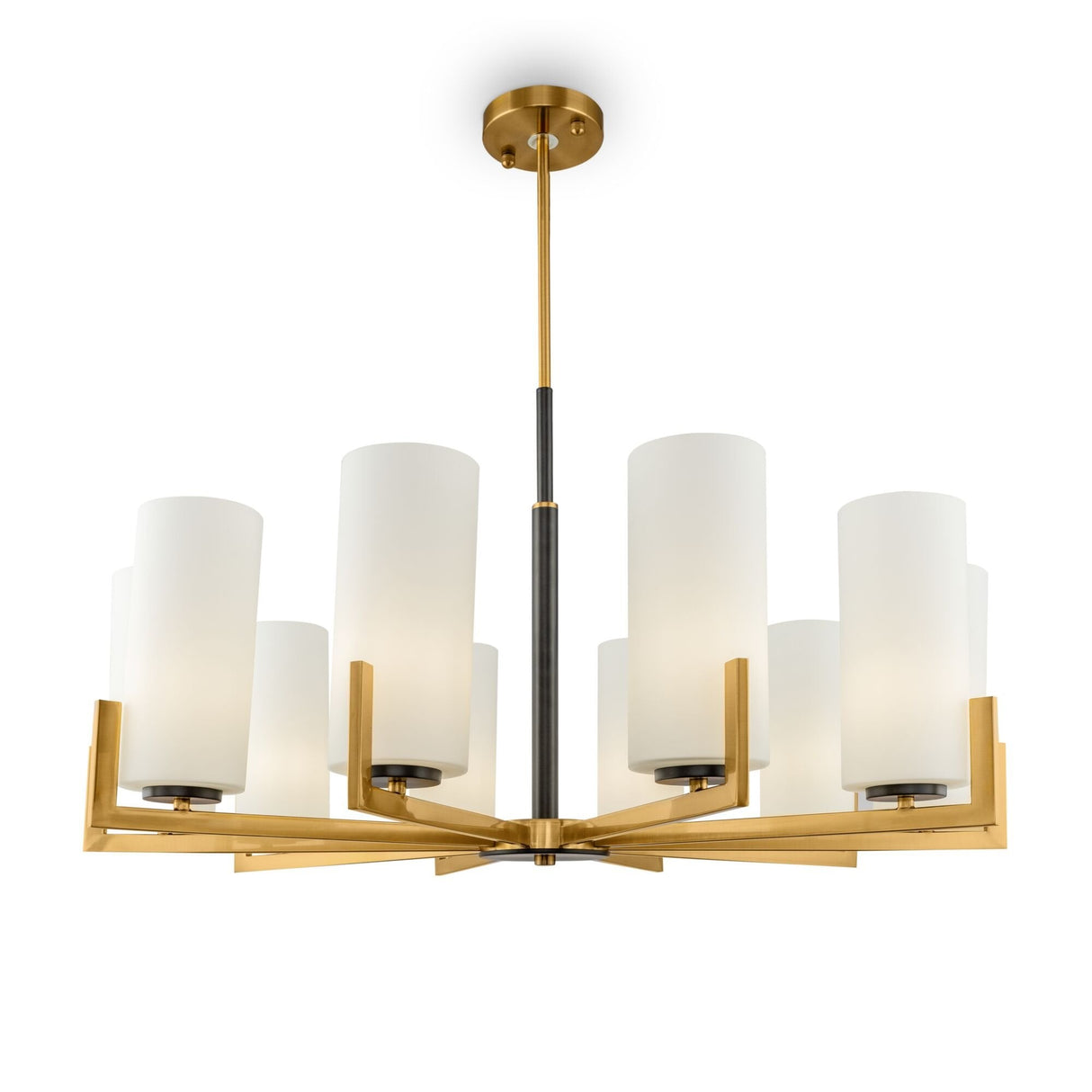 Contemporary Brass Fortano Chandelier