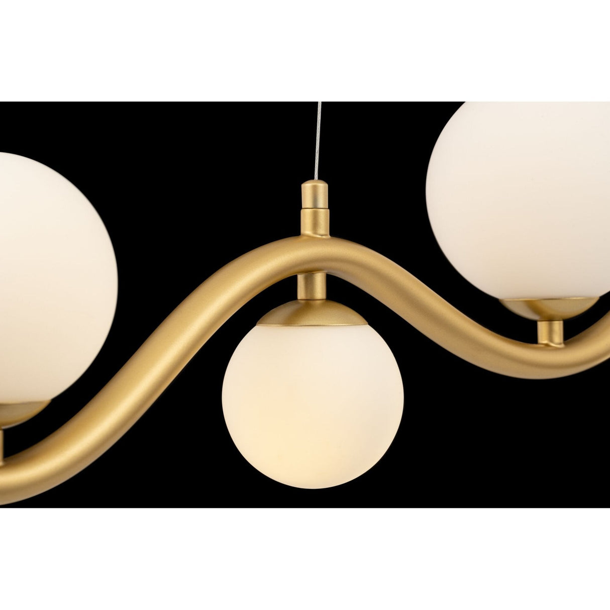 Contemporary Uva Gold Hanging Light Fixture